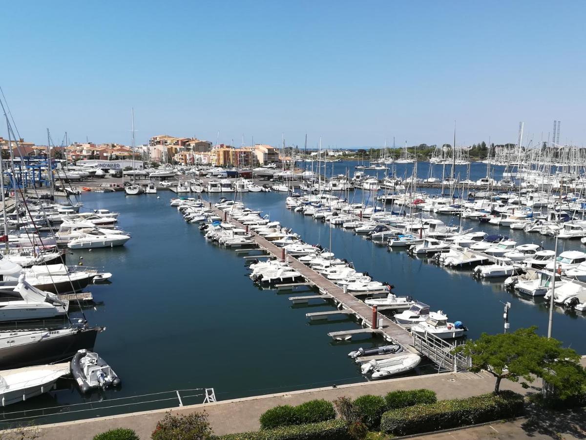 Studio Cabine Vue Port Avec Parking Prive, Piscine, Parc, Boulodrome Agde Zewnętrze zdjęcie